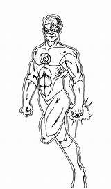 Coloring Pages Lantern Green Boys Halo Goku sketch template