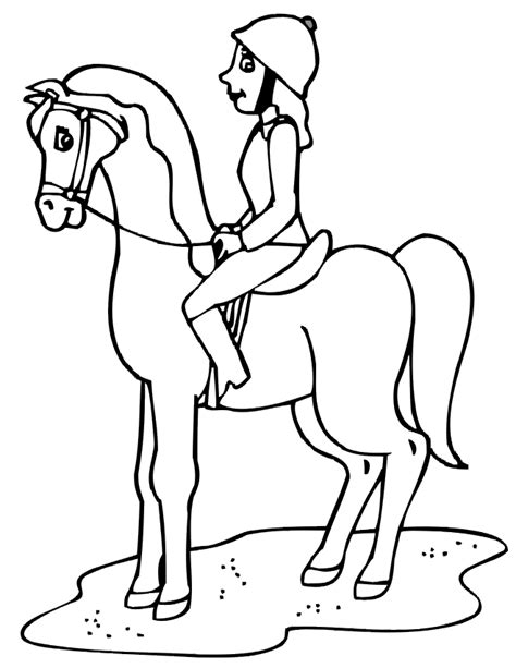 horse coloring pages  girls coloring home