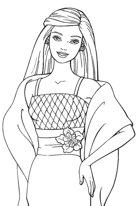 ken doll coloring pages  getdrawings