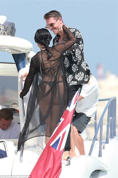 Demi Rose Cuddles Up To Dj Tom Zanetti In Formentera