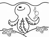 Coloring Octopus Pages Cute Print Fun Kids 9a09 Printable Cartoon Book Animals Clipart Color Colouring Library Advertisement Coloringfolder Octopuses Comments sketch template