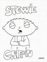 Stewie Griffin Gangster Coloring sketch template