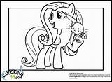 Fluttershy Coloring Pony Pages Little Printable Girl Equestria Mlp Color Angel Colouring Bunny Book Clipart Cadence Princess Wedding Girls Popular sketch template