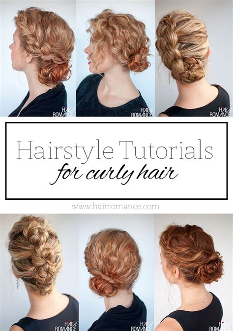 curly hairstyle tutorials  frizzy hair hair romance bloglovin