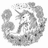 Unicorno Unicorni Unicornio Arcobaleno Alato Farfalle sketch template