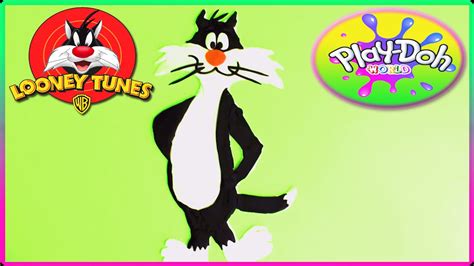 ♥ Play Doh Sylvester The Cat Looney Tunes Pussycat