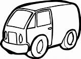 Minivan Coloring Toy Car Wecoloringpage sketch template