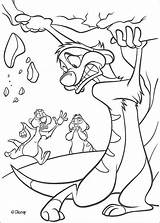 Coloring Pages Timon Pumbaa Lion King Popular sketch template