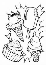Ice Cream Coloring Kids Print Pages Summer Activity Easy Cone Printables Fun Drawing Pdf sketch template