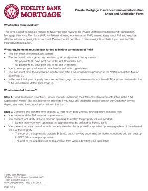 pmi removal letter sample fill  printable fillable blank