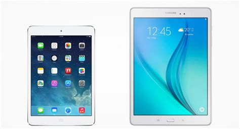 ipad mini   samsung galaxy tab  cual comprar