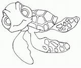 Nemo Finding Turtle Drawing Coloring Pages Getdrawings sketch template