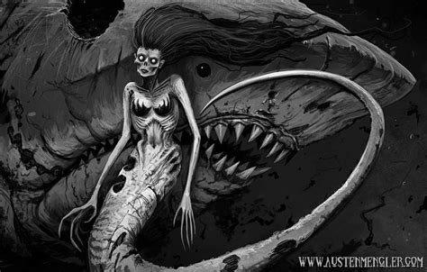 Mermaid By Austenmengler On Deviantart In 2020 Mermaid Painting