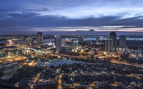 johor bahru skyline johor  legoland malaysia indoor amusement parks    dark