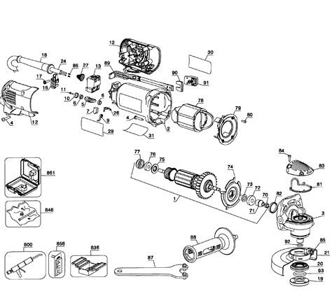 dewalt grinder angle parts model dtype sears partsdirect