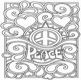 Coloring Pages Peace Printable Sign Older Super Animal Cool Adult Kids Girl Color Children Why Colouring Sheets Getcolorings Teens Mandala sketch template