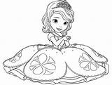 Princess Sofia Coloring Pages Categories sketch template