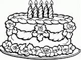 Coloring Cake Pages Popular sketch template