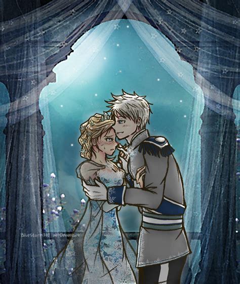 Winter S Heart Elsa And Jack Frost Fan Art 36750493 Fanpop