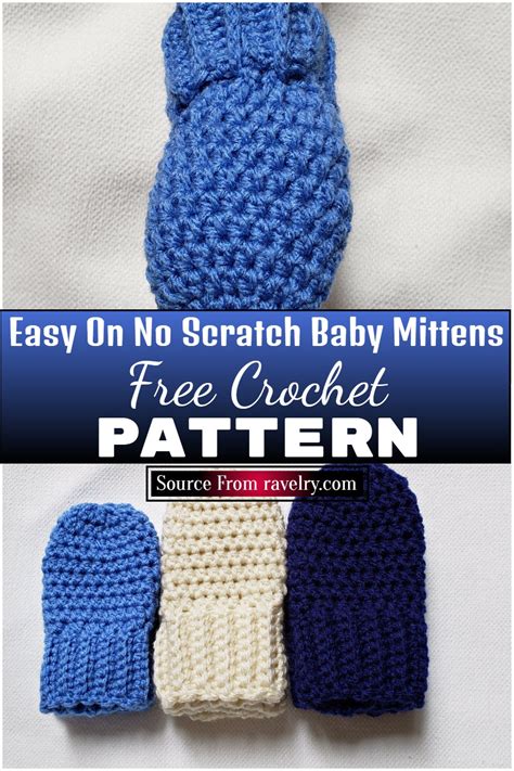 cozy  stylish  crochet baby mitten patterns