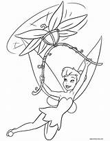 Coloring Pages Tinker Bell Disneyclips Disney Fairies Fairy Invention Funstuff Kids sketch template