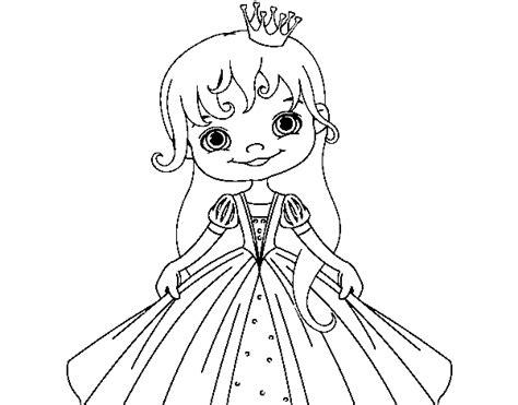 princess coloring page coloringcrewcom