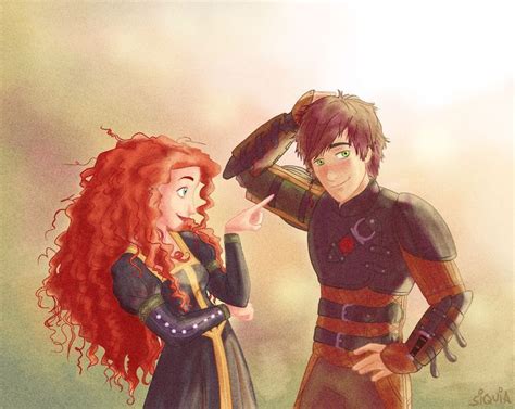 merida and hiccup disney and dreamworks merida and hiccup merida