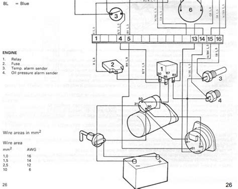 volvo penta  alternator wiring diagram motorcycle repair