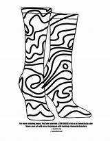 Coloring Sock Pages Currents sketch template