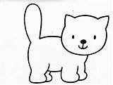 Kucing Digambar Imágenes Kittens Dibujoimagenes Procoloring Artículo sketch template