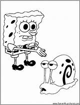 Gary Coloring Spongebob Pages Snail Disney Comments sketch template