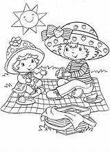 Strawberry Shortcake Coloring Pages Friends Kids Printable sketch template