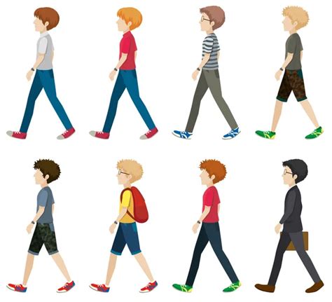 walking stock illustrations royalty  walking graphics vectors