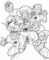 Thundercats Coloring Pages Member Categories Kids sketch template