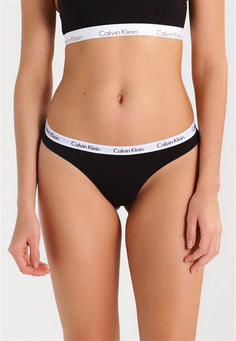 Calvin Klein Underwear Carousel Thong Thong Black Uk