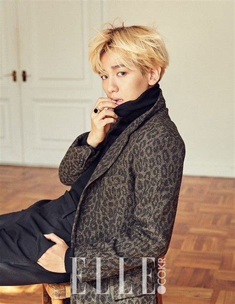 Baekhyun Elle Korea November 2015 Exo Photoshoot Magazine