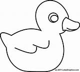 Coloring Ducks Preschoolers Ducky Clipartmag sketch template