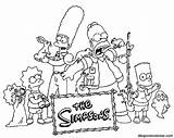 Simpsons Agrandar sketch template