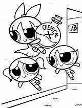 Coloring Powerpuff Girls Pages Part sketch template