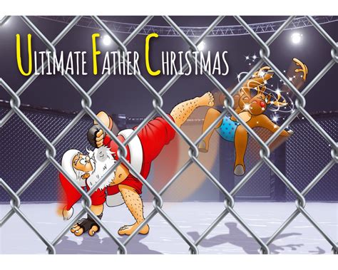 Karate Christmas Card Mma Christmas Card Kick Boxing Etsy