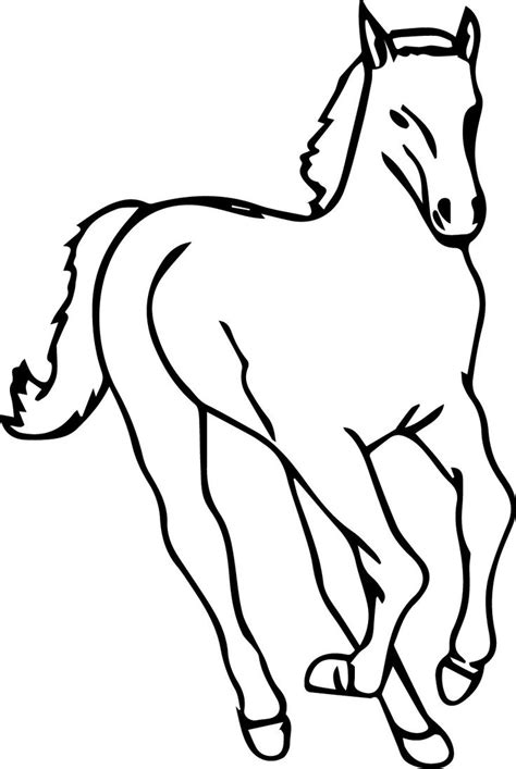 cartoon horse coloring page  check   httpwecoloringpagecom