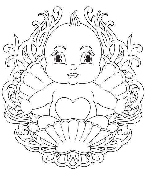 printable baby coloring pages  kids