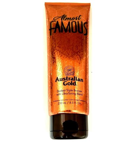 australian gold  famous triple bronzer tanning lotion