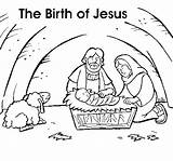 Pages Coloring Baby Jesus Manger Getcolorings sketch template