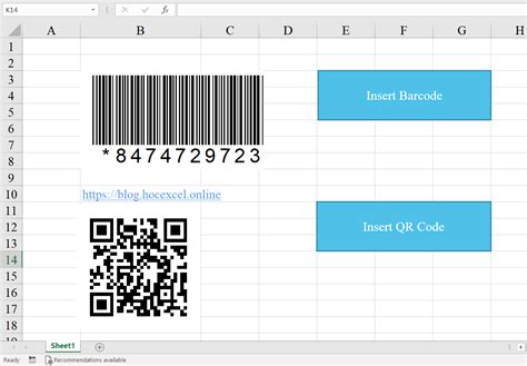 cach tao qr code hoac barcode trong excel hoc excel  mien phi