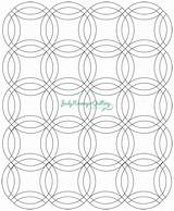 Wedding Ring Double Quilt Quiltworx Company Line sketch template