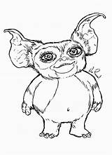 Gremlins Coloring Pages Printable Book Gizmo Adult Color Tattoo Template Kids Sketch Choose Board Uteer Fantasy sketch template
