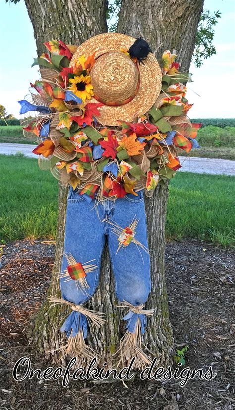 Scarecrow Wreath Tutorial Etsy Fall Halloween Crafts Fall Crafts Diy