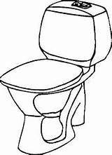 Toilet Bathroom Coloring Pages sketch template