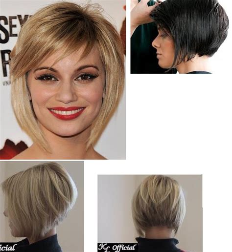 stacked bob haircut front and back view short hairstyle 2013
